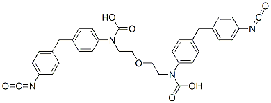 oxydiethylene bis[[4-[(4-isocyanatophenyl)methyl]phenyl]carbamate] CAS#: 71832-70-7
