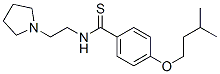 p-(3-Methylbutyloxy)-N-[2-(1-pyrrolidinyl)ethyl]benzothioamide CAS#: 72004-14-9
