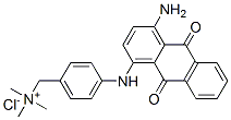 [p-[(4-amino-9,10-dihydro-9,10-dioxo-1-anthryl)amino]benzyl]trimethylammonium chloride CAS#: 70210-03-6