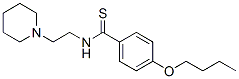 p-Butoxy-N-(2-piperidinoethyl)benzothioamide CAS#: 72004-15-0