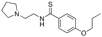 p-Propoxy-N-[2-(1-pyrrolidinyl)ethyl]benzothioamide CAS#: 72004-09-2