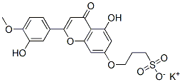 potassium 3-[5-hydroxy-2-(3-hydroxy-4-methoxy-phenyl)-4-oxo-chromen-7- yl]oxypropane-1-sulfonate CAS#: 70412-86-1