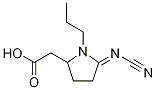 rac N-Propyl-2-cyanimidopyrrolidine-5-acetic Acid CAS#: 1246833-75-9