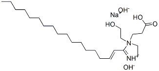 sodium 1-(2-carboxyethyl)-2-(heptadecenyl)-4,5-dihydro-1-(2-hydroxyethyl)-1H-imidazolium hydroxide CAS#: 71929-17-4