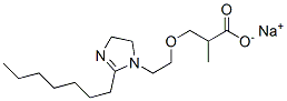 sodium 3-[2-(2-heptyl-4,5-dihydro-1H-imidazol-1-yl)ethoxy]isobutyrate CAS#: 70682-69-8