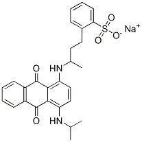 sodium [3-[[9,10-dihydro-4-(isopropylamino)-9,10-dioxo-1-anthryl]amino]butyl]benzenesulphonate CAS#: 70224-88-3