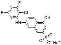 sodium 7-[(5-chloro-2,6-difluoropyrimidin-4-yl)amino]-4-hydroxynaphthalene-2-sulphonate CAS#: 70714-71-5