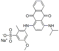 sodium [[9,10-dihydro-4-(isopropylamino)-9,10-dioxo-1-anthryl]amino]methoxytoluenesulphonate CAS#: 70224-87-2