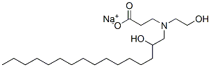 sodium N-(2-hydroxyethyl)-N-(2-hydroxyhexadecyl)-beta-alaninate CAS#: 70521-76-5
