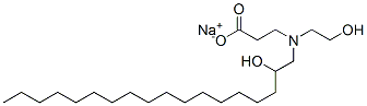 sodium N-(2-hydroxyethyl)-N-(2-hydroxyoctadecyl)-beta-alaninate CAS#: 70521-77-6