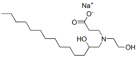 sodium N-(2-hydroxyethyl)-N-(2-hydroxytetradecyl)-beta-alaninate CAS#: 70521-75-4