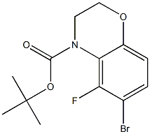 t-Butyl 6-bromo-5-fluoro-2,3-dihydro-1,4-benzoxazine-4-carboxylate CAS#: 1352318-72-9