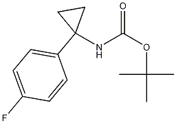 tert-Butyl 1-(4-fluorophenyl)cyclopropylcarbamate CAS#: 1255574-58-3