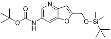 tert-Butyl 2-((tert-butyldimethylsilyloxy)methyl)-furo[3,2-b]pyridin-6-ylcarbamate CAS#: 1171920-60-7