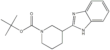 tert-Butyl 3-(1H-benzo[d]imidazol-2-yl)piperidine-1-carboxylate CAS#: 1229000-10-5
