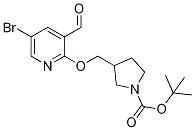 tert-Butyl 3-((5-bromo-3-formylpyridin-2-yloxy)-methyl)pyrrolidine-1-carboxylate CAS#: 1203499-20-0