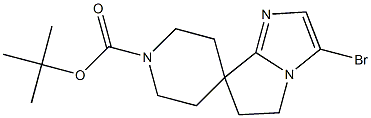 tert-Butyl 3'-bromo-5',6'-dihydrospiro[piperidine-4,7'-pyrrolo[1,2-a]imidazole]-1-carboxylate CAS#: 1251000-16-4