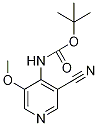 tert-Butyl 3-cyano-5-methoxypyridin-4-ylcarbamate CAS#: 1138444-19-5
