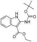 tert-Butyl 3-(ethoxycarbonyl)-1H-indol-2-ylcarbaMate CAS#: 1160995-04-9