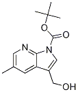 tert-Butyl 3-(hydroxymethyl)-5-methyl-1H-pyrrolo[2,3-b]pyridine-1-carboxylate CAS#: 1198103-73-9