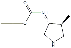 tert-Butyl ((3R,4S)-4-Methylpyrrolidin-3-yl)carbaMate CAS#: 1334481-84-3