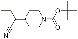 tert-Butyl 4-(1-cyanopropylidene)piperidin-1-carboxylate CAS#: 1198283-75-8