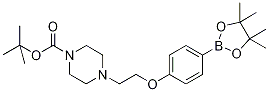 tert-Butyl 4-(2-[4-(4,4,5,5-tetramethyl[1,3,2]dioxaborolan-2-yl)phenoxy]ethyl)piperazine-1-carboxyla CAS#: 1310404-00-2