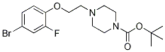 tert-Butyl 4-[2-(4-bromo-2-fluorophenoxy)-ethyl]piperazine-1-carboxylate CAS#: 1227955-15-8
