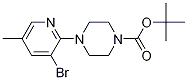 tert-Butyl 4-(3-bromo-5-methylpyridin-2-yl)piperazine-1-carboxylate CAS#: 1187386-02-2