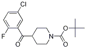 tert-Butyl 4-(5-chloro-2-fluorobenzoyl)piperidin-1-carboxylate CAS#: 1228631-50-2