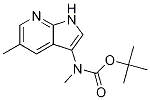 tert-Butyl (5-methyl-1H-pyrrolo[2,3-b]pyridin-3-yl)methylcarbamate CAS#: 1198107-00-4