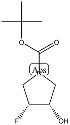 tert-Butyl cis-3-fluoro-4-hydroxypyrrolidine-1-carboxylate CAS#: 1174020-49-5