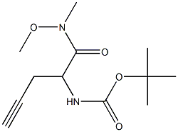 tert-butyl (1-[Methoxy(Methyl)aMino]-1-oxopent-4-yn-2-yl)carbaMate CAS#: 1172623-95-8