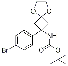 tert-butyl 2-(4-broMophenyl)-5,8-dioxaspiro[3.4]octan-2-ylcarbaMate CAS#: 1199557-05-5