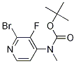 tert-butyl (2-broMo-3-fluoropyridin-4-yl)MethylcarbaMate CAS#: 1350885-66-3
