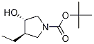 tert-butyl (3R,4S)-3-ethyl-4-hydroxypyrrolidine-1-carboxylate CAS#: 1228880-43-0