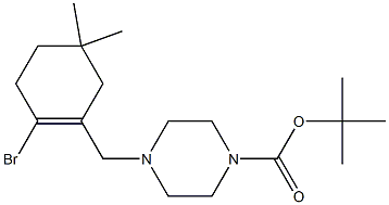 tert-butyl 4-((2-broMo-5,5-diMethylcyclohex-1-enyl)Methyl)piperazine-1-carboxylate CAS#: 1229247-71-5