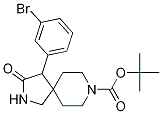 tert-butyl 4-(3-broMophenyl)-3-oxo-2,8-diazaspiro[4.5]decane-8-carboxylate CAS#: 1375303-50-6
