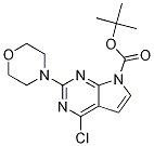 tert-butyl 4-chloro-2-Morpholino-7H-pyrrolo[2,3-d]pyriMidine-7-carboxylate CAS#: 1227958-31-7