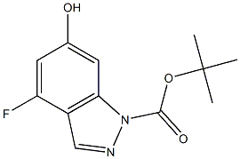 tert-butyl 4-fluoro-6-hydroxy-1H-indazole-1-carboxylate CAS#: 1253789-61-5