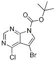 tert-butyl 5-broMo-4-chloro-7H-pyrrolo[2,3-d]pyriMidine-7-carboxylate CAS#: 1202864-54-7