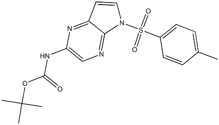tert-butyl 5-tosyl-5H-pyrrolo[2,3-b]pyrazin-2-ylcarbamate CAS#: 1201187-44-1