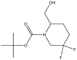 tert-butyl 5,5-difluoro-2-(hydroxyMethyl)piperidine-1-carboxylate CAS#: 1255666-39-7