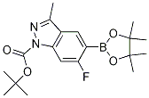 tert-butyl 6-fluoro-3-methyl-5-(4,4,5,5-tetramethyl-1,3,2-dioxaborolan-2-yl)-1H-indazole-1-carboxylate CAS#: 1333222-21-1