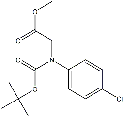 tert-butyl (Methoxycarbonyl)(4-chlorophenyl)MethylcarbaMate CAS#: 1273585-66-2
