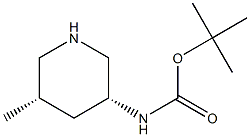 tert-butyl N-[(3R,5S)-5-methylpiperidin-3-yl]carbamate CAS#: 1270019-92-5