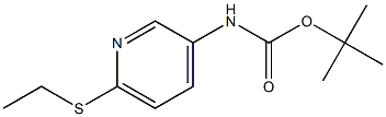tert-butyl N-(6-ethylsulfanylpyridin-3-yl)carbamate CAS#: 1198785-11-3