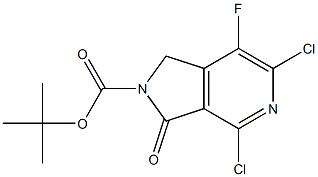 tert-butyl4,6-dichloro-7-fluoro-3-oxo-1,3-dihydro-2H-pyrrolo[3,4-c]pyridine-2-carboxylate CAS#: 1312693-67-6