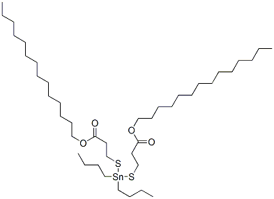 tetradecyl 5,5-dibutyl-9-oxo-10-oxa-4,6-dithia-5-stannatetracosanoate CAS#: 70942-46-0
