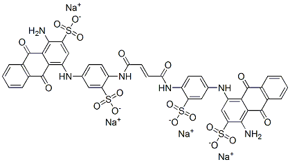 tetrasodium 4,4'-[(1,4-dioxo-2-butene-1,4-diyl)bis[imino(3-sulphonato-4,1-phenylene)imino]]bis[1-amino-9,10-dihydro-9,10-dioxoanthracene-2-sulphonate] CAS#: 71873-43-3